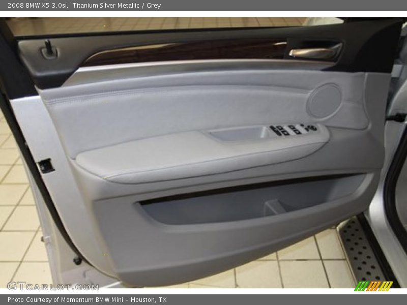 Titanium Silver Metallic / Grey 2008 BMW X5 3.0si