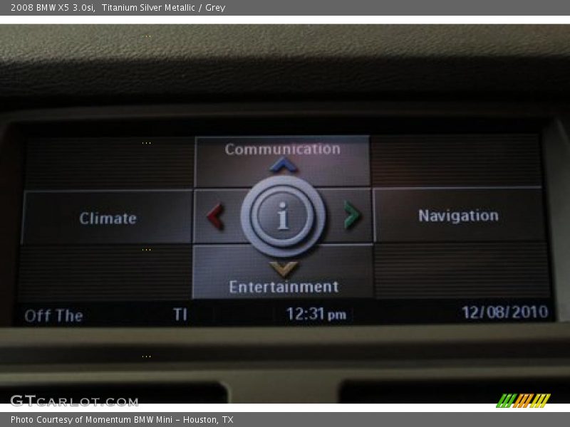 Titanium Silver Metallic / Grey 2008 BMW X5 3.0si