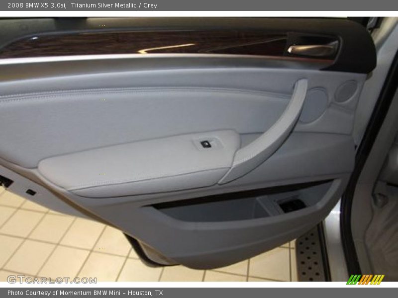 Titanium Silver Metallic / Grey 2008 BMW X5 3.0si
