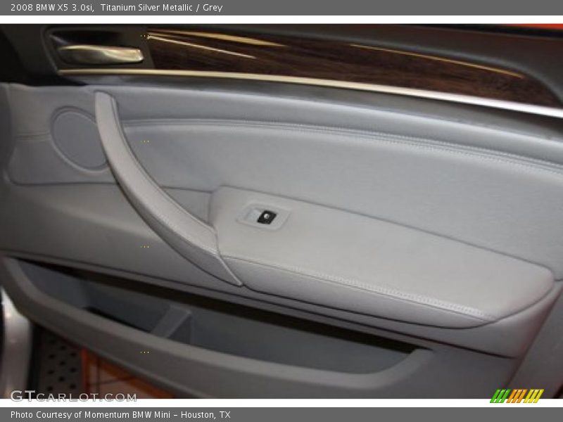 Titanium Silver Metallic / Grey 2008 BMW X5 3.0si