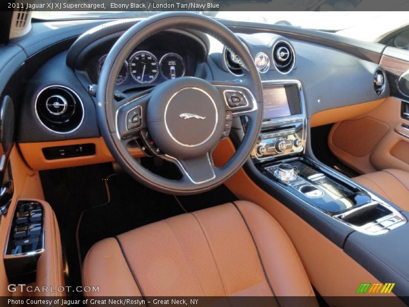 London Tan/Navy Blue Interior - 2011 XJ XJ Supercharged 