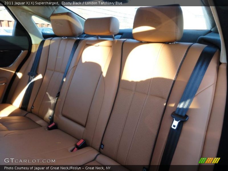  2011 XJ XJ Supercharged London Tan/Navy Blue Interior
