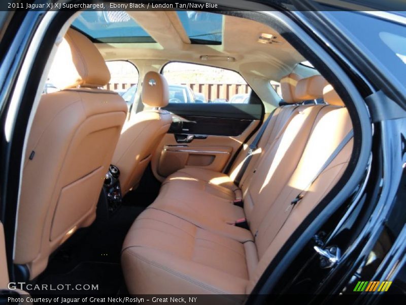  2011 XJ XJ Supercharged London Tan/Navy Blue Interior
