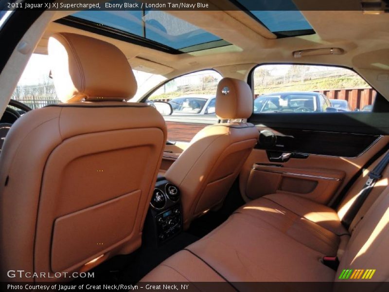  2011 XJ XJ Supercharged London Tan/Navy Blue Interior