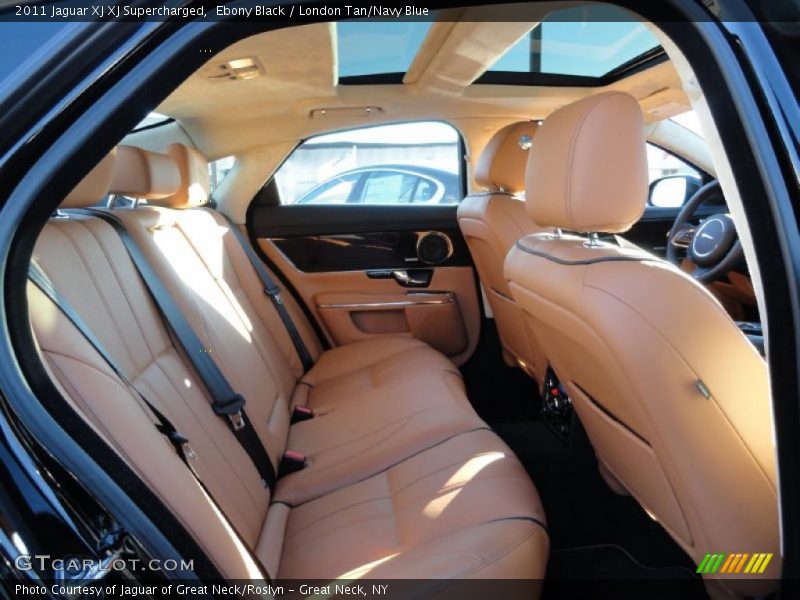  2011 XJ XJ Supercharged London Tan/Navy Blue Interior
