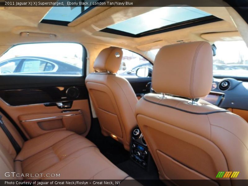  2011 XJ XJ Supercharged London Tan/Navy Blue Interior
