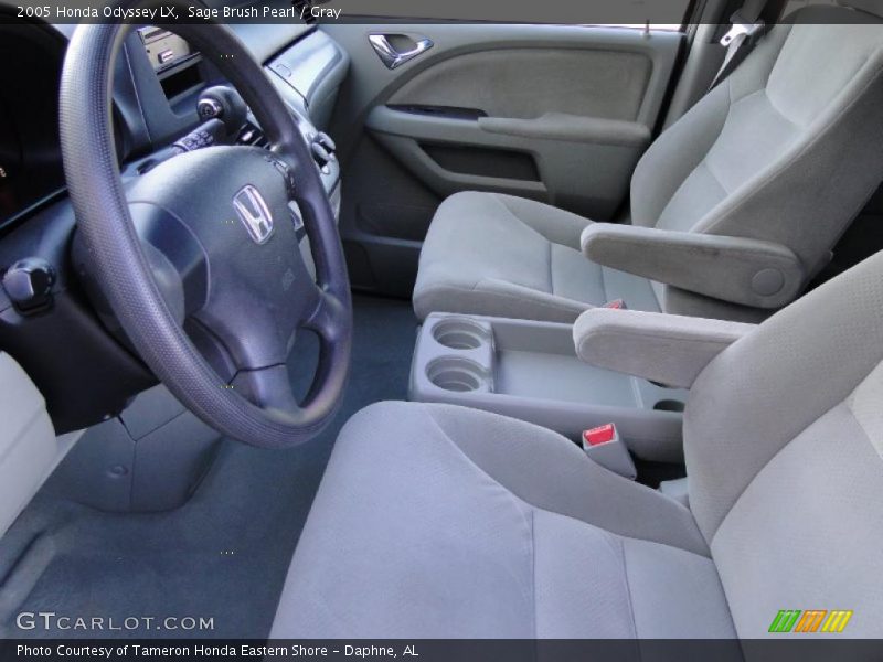 Sage Brush Pearl / Gray 2005 Honda Odyssey LX