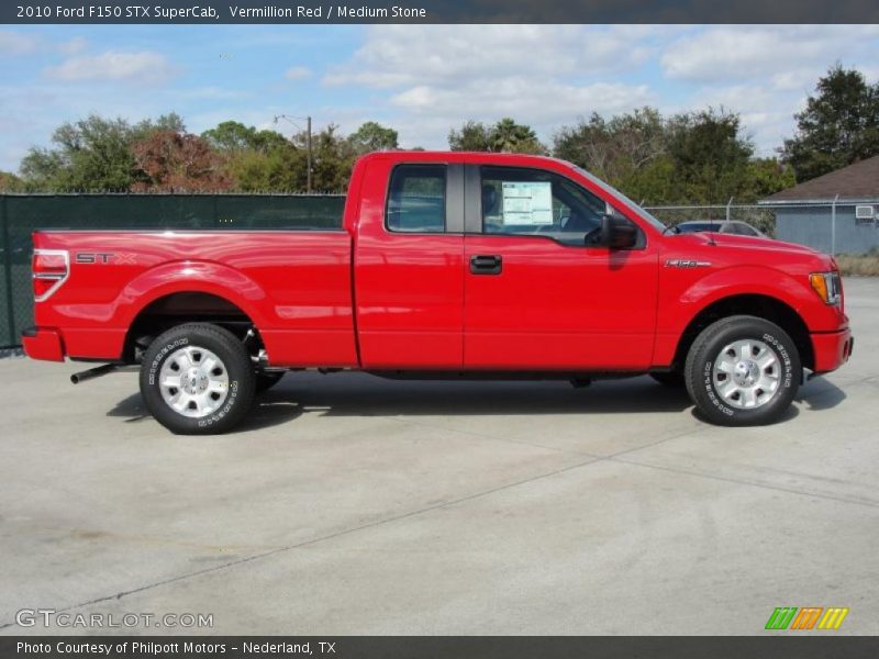  2010 F150 STX SuperCab Vermillion Red