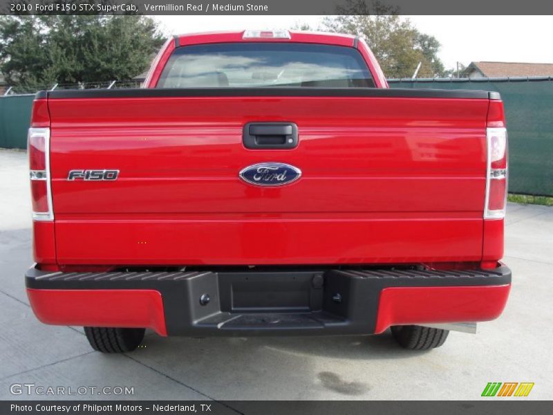 Vermillion Red / Medium Stone 2010 Ford F150 STX SuperCab