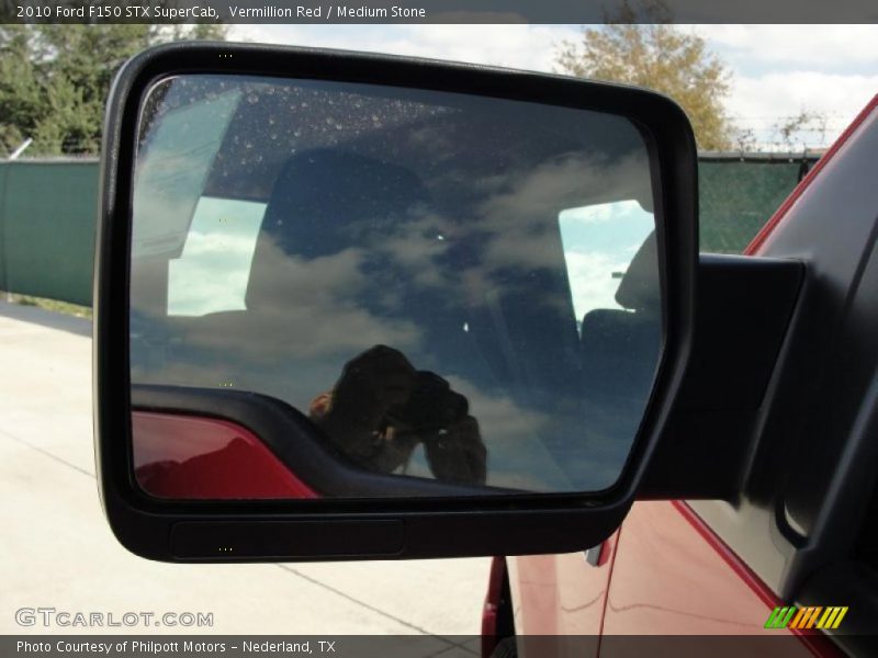 Vermillion Red / Medium Stone 2010 Ford F150 STX SuperCab