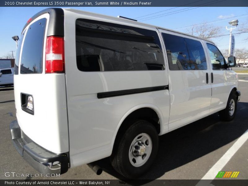 Summit White / Medium Pewter 2010 Chevrolet Express LS 3500 Passenger Van