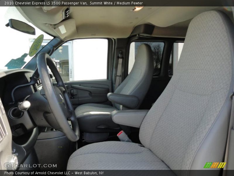 Summit White / Medium Pewter 2010 Chevrolet Express LS 3500 Passenger Van