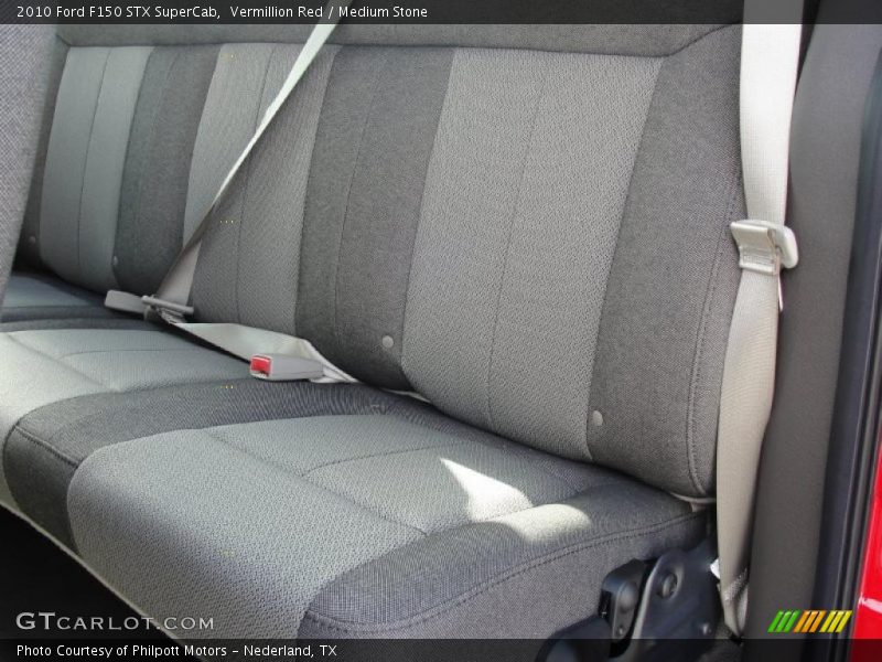 Vermillion Red / Medium Stone 2010 Ford F150 STX SuperCab
