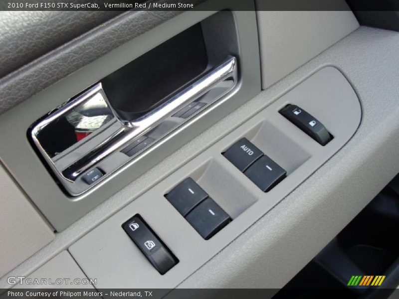 Vermillion Red / Medium Stone 2010 Ford F150 STX SuperCab