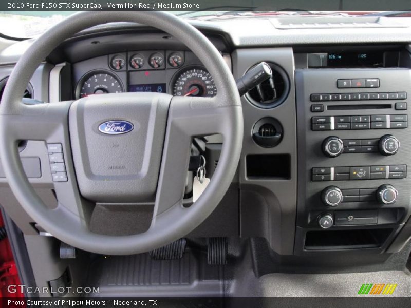 Dashboard of 2010 F150 STX SuperCab