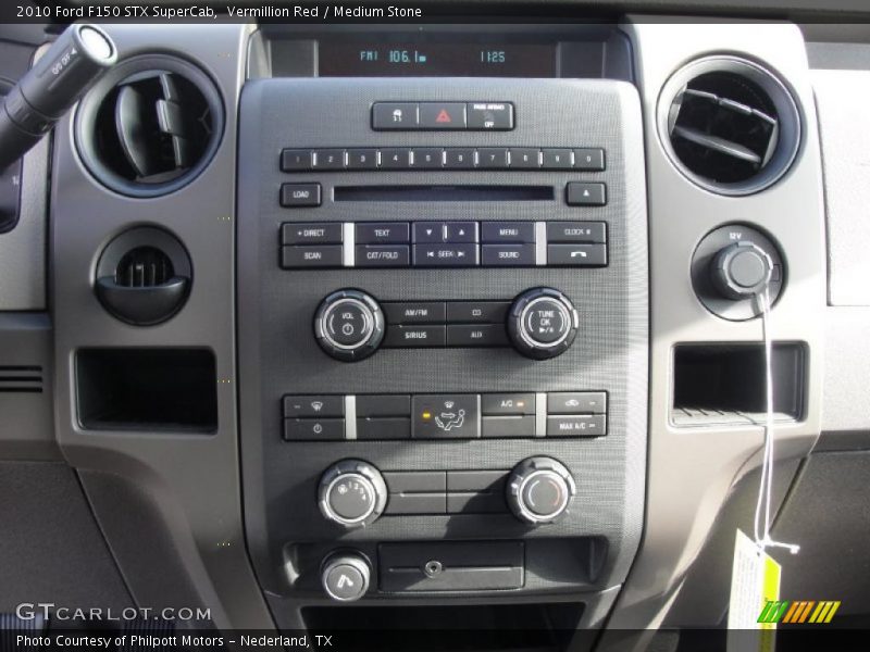 Vermillion Red / Medium Stone 2010 Ford F150 STX SuperCab
