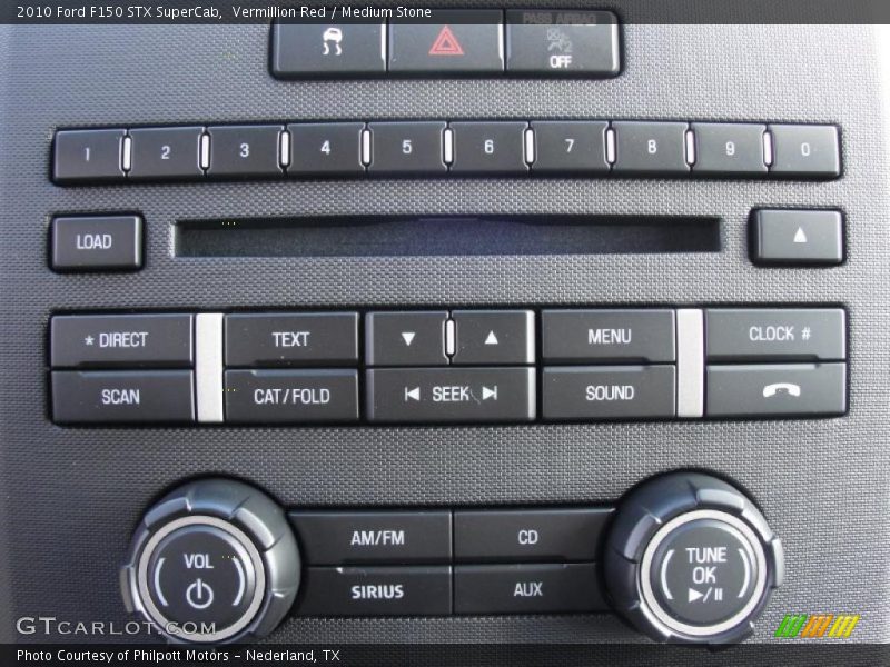 Vermillion Red / Medium Stone 2010 Ford F150 STX SuperCab