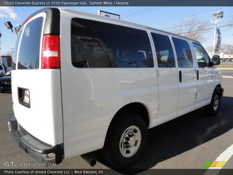 Summit White / Neutral 2010 Chevrolet Express LS 3500 Passenger Van