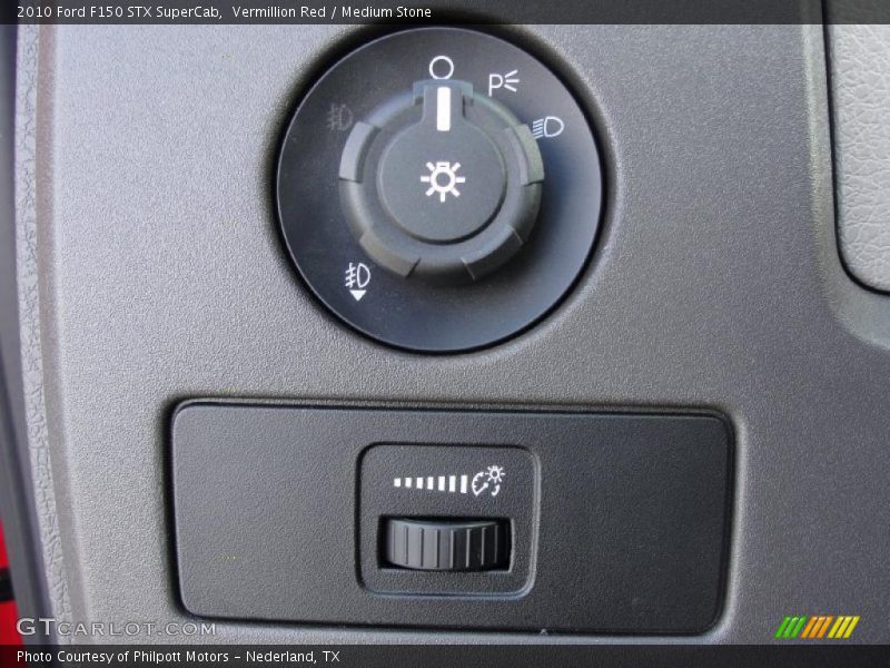 Vermillion Red / Medium Stone 2010 Ford F150 STX SuperCab