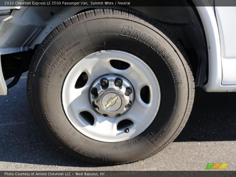 Summit White / Neutral 2010 Chevrolet Express LS 3500 Passenger Van