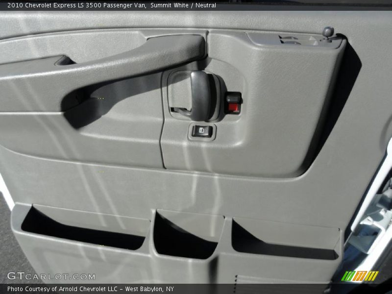 Summit White / Neutral 2010 Chevrolet Express LS 3500 Passenger Van