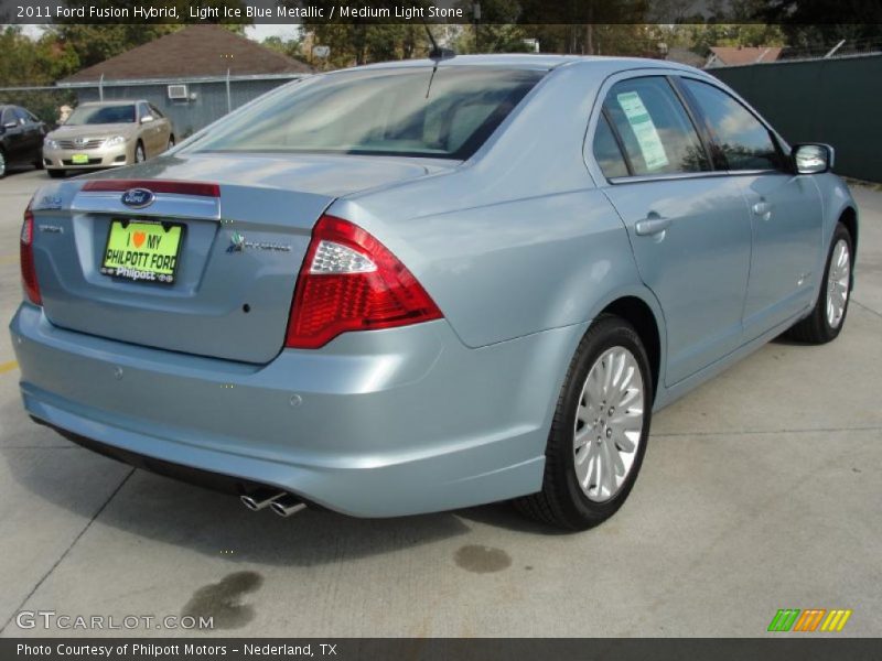  2011 Fusion Hybrid Light Ice Blue Metallic