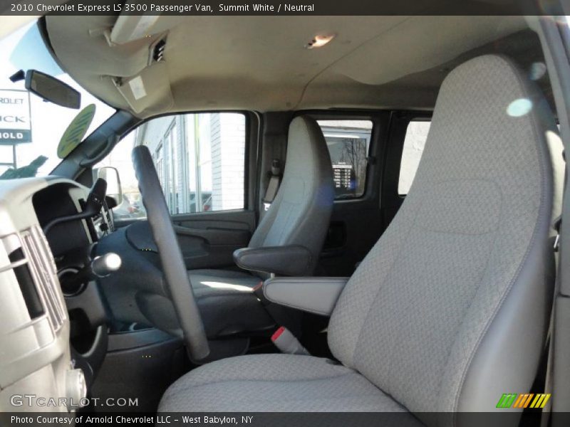 Summit White / Neutral 2010 Chevrolet Express LS 3500 Passenger Van