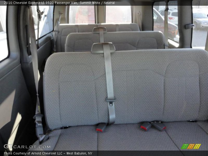 Summit White / Neutral 2010 Chevrolet Express LS 3500 Passenger Van