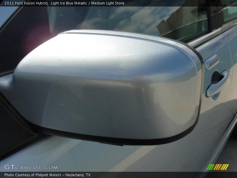 Light Ice Blue Metallic / Medium Light Stone 2011 Ford Fusion Hybrid