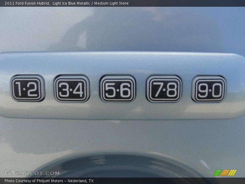 Controls of 2011 Fusion Hybrid