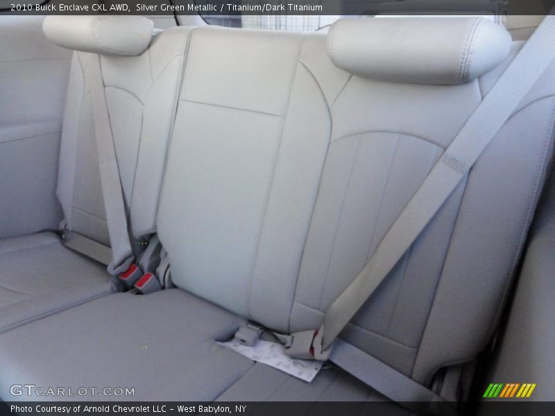 Silver Green Metallic / Titanium/Dark Titanium 2010 Buick Enclave CXL AWD