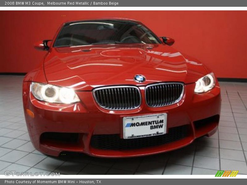Melbourne Red Metallic / Bamboo Beige 2008 BMW M3 Coupe