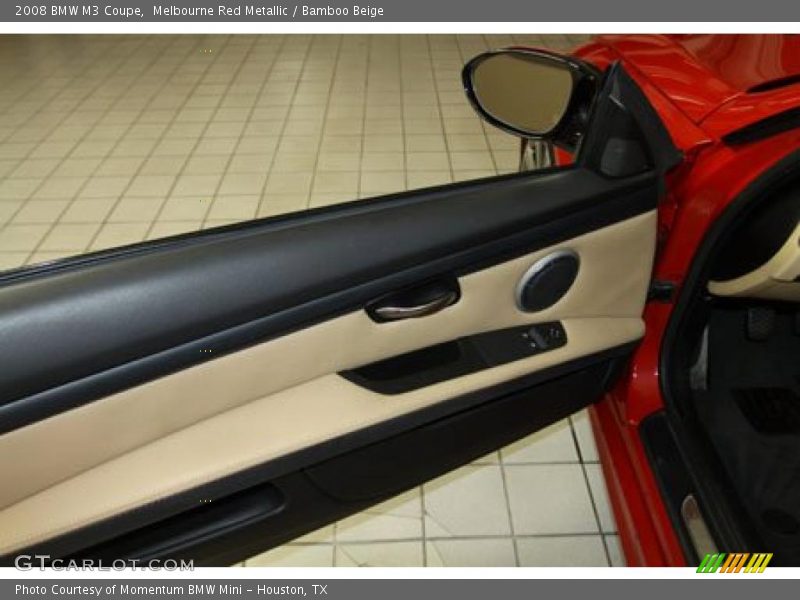 Melbourne Red Metallic / Bamboo Beige 2008 BMW M3 Coupe