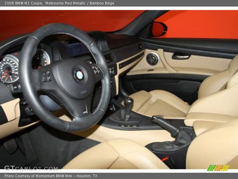  2008 M3 Coupe Bamboo Beige Interior