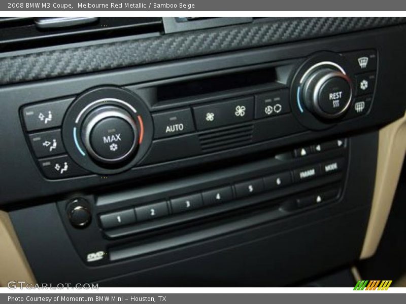 Controls of 2008 M3 Coupe