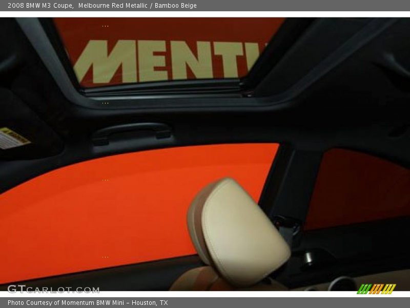 Melbourne Red Metallic / Bamboo Beige 2008 BMW M3 Coupe