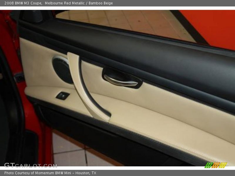 Melbourne Red Metallic / Bamboo Beige 2008 BMW M3 Coupe