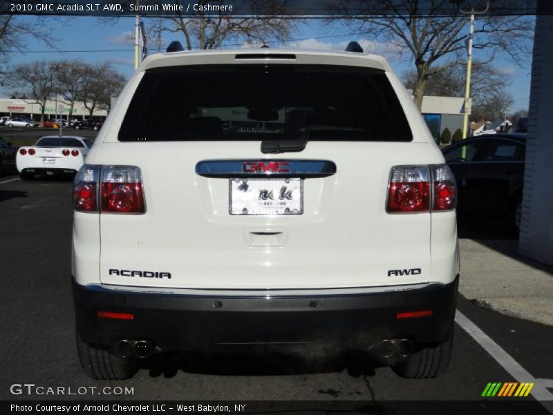 Summit White / Cashmere 2010 GMC Acadia SLT AWD