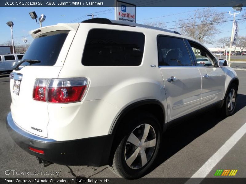 Summit White / Cashmere 2010 GMC Acadia SLT AWD