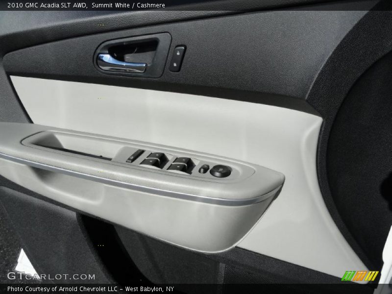 Summit White / Cashmere 2010 GMC Acadia SLT AWD