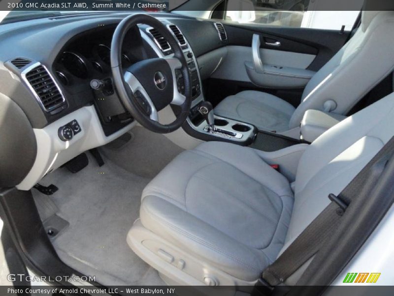 Summit White / Cashmere 2010 GMC Acadia SLT AWD