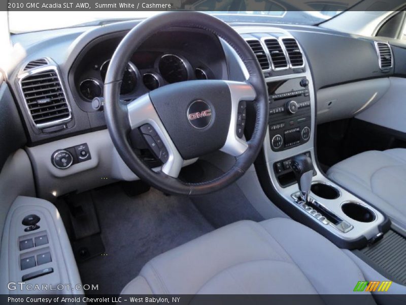 Summit White / Cashmere 2010 GMC Acadia SLT AWD