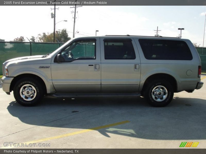 Pueblo Gold Metallic / Medium Pebble 2005 Ford Excursion Limited