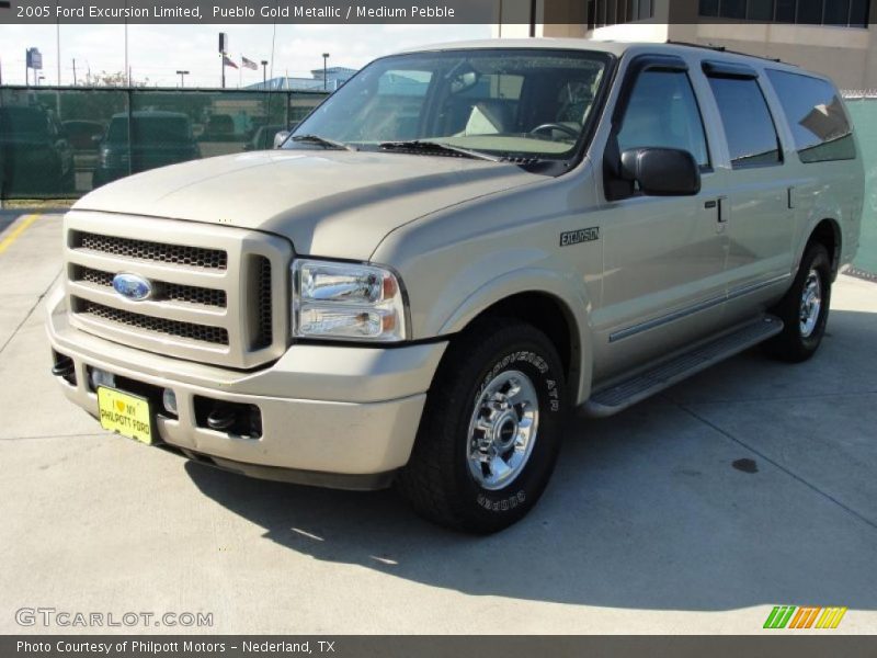 Pueblo Gold Metallic / Medium Pebble 2005 Ford Excursion Limited