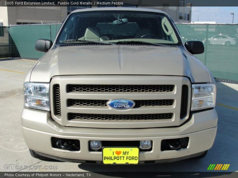 Pueblo Gold Metallic / Medium Pebble 2005 Ford Excursion Limited