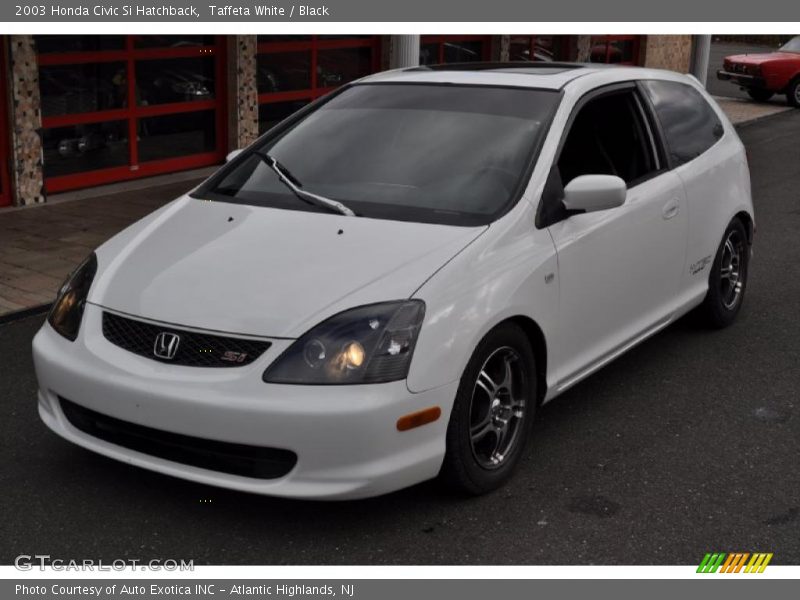 Taffeta White / Black 2003 Honda Civic Si Hatchback