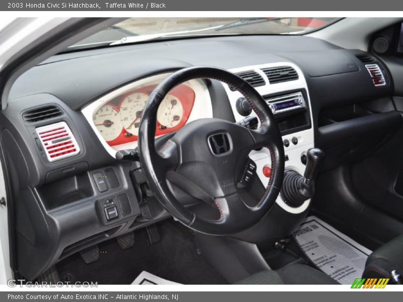 Black Interior - 2003 Civic Si Hatchback 