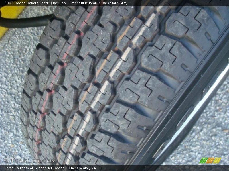 Patriot Blue Pearl / Dark Slate Gray 2002 Dodge Dakota Sport Quad Cab