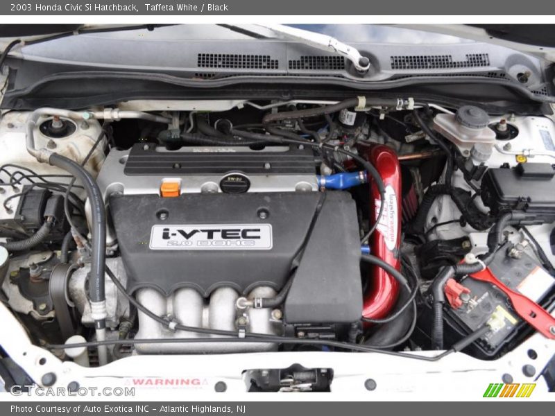  2003 Civic Si Hatchback Engine - 2.0 Liter DOHC 16-Valve i-VTEC 4 Cylinder