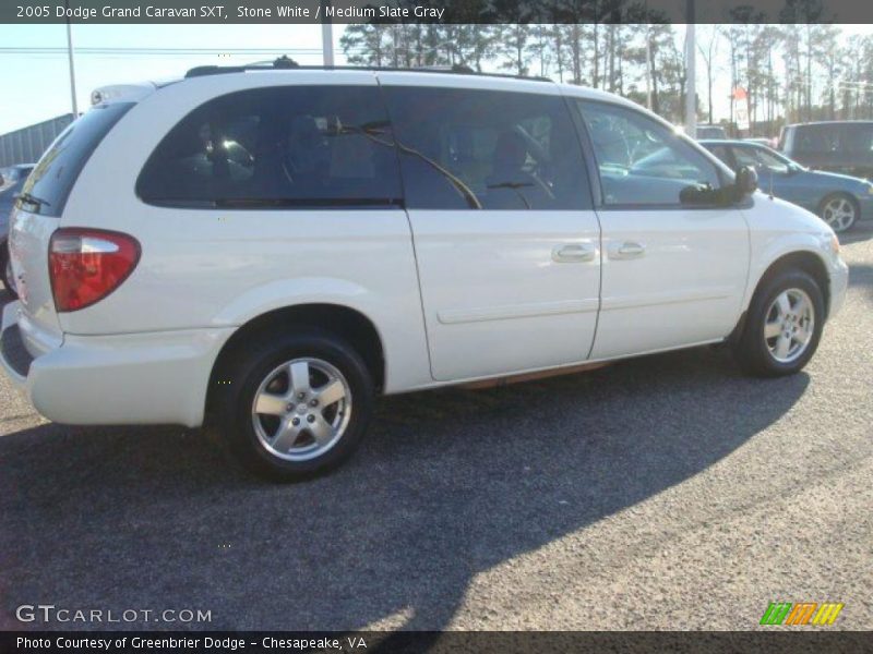 Stone White / Medium Slate Gray 2005 Dodge Grand Caravan SXT